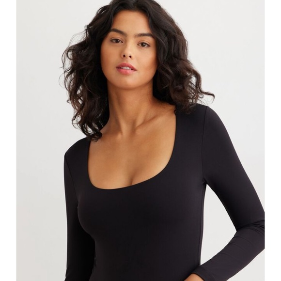 Maren Sculpt Long Sleeve Square Neck - Picture 6 of 13